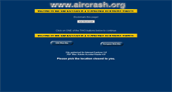 Desktop Screenshot of aircrash.org