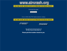 Tablet Screenshot of aircrash.org